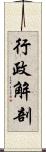 行政解剖 Scroll