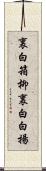 裏白箱柳 Scroll