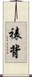 裱背 Scroll