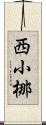 西小梛 Scroll
