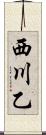 西川乙 Scroll