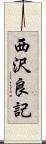 西沢良記 Scroll