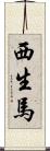 西生馬 Scroll