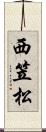 西笠松 Scroll
