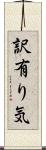訳有り気 Scroll