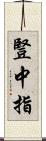 豎中指 Scroll