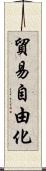 貿易自由化 Scroll