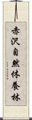 赤沢自然休養林 Scroll