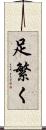 足繁く Scroll
