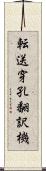 転送穿孔翻訳機 Scroll