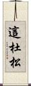 這杜松 Scroll