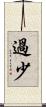 過少 Scroll