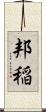 邦稲 Scroll