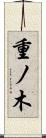 重ノ木 Scroll
