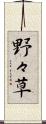 野々草 Scroll