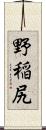 野稲尻 Scroll