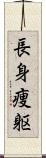長身痩躯 Scroll