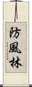 防風林 Scroll