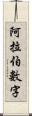 阿拉伯數字 Scroll