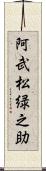 阿武松緑之助 Scroll