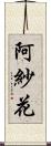 阿紗花 Scroll
