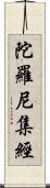 陀羅尼集經 Scroll