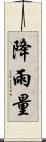 降雨量 Scroll