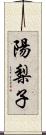 陽梨子 Scroll