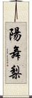 陽舞梨 Scroll