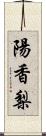 陽香梨 Scroll