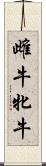 雌牛 Scroll