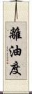 離油度 Scroll