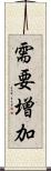 需要増加 Scroll