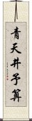 青天井予算 Scroll