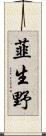 韮生野 Scroll