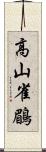 高山雀鶥 Scroll