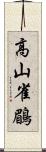 高山雀鶥 Scroll