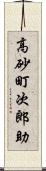 高砂町次郎助 Scroll