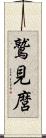 鷲見麿 Scroll