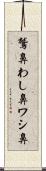 鷲鼻 Scroll