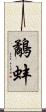 鷸蚌 Scroll