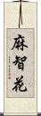 麻智花 Scroll