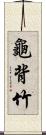 龜背竹 Scroll