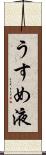 うすめ液 Scroll