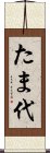 たま代 Scroll