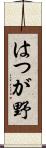 はつが野 Scroll