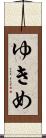 ゆきめ Scroll