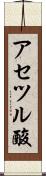 アセツル酸 Scroll