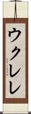 ウクレレ Scroll