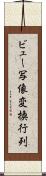 ビュー写像変換行列 Scroll